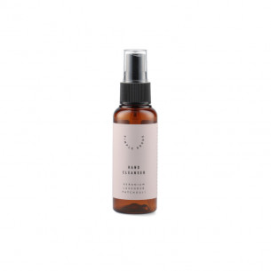 Håndrens i sprayflaske (50 ml) med duft af geranium, lavendel og patchouli fra Simple Goods