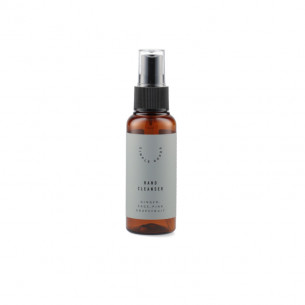 Håndrens (50 ml) i sprayflaske med duft af ingefær, salvie og pink grape fra Simple Goods