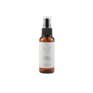 Håndrens (50 ml) i sprayflaske med duft af lavendel og patchouli fra Simple Goods