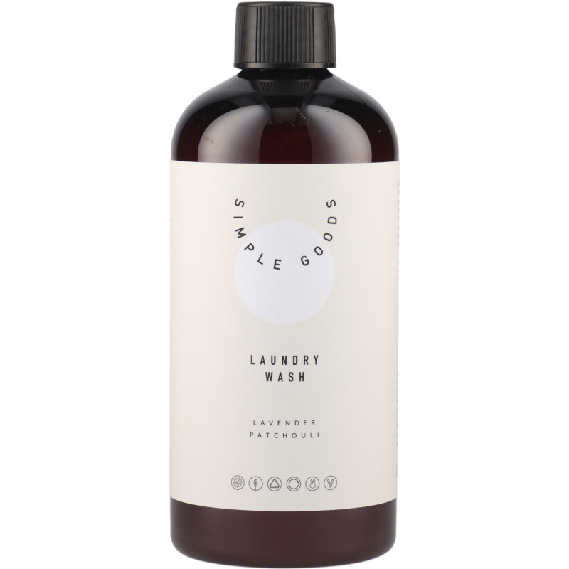 Vaskemiddel med lavendel og patchouli (500 ml) fra Simple Goods