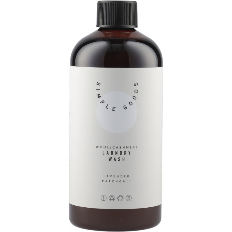 Vaskemiddel til uld og cashmere med lavendel og patchouli (450 ml) fra Simple Goods