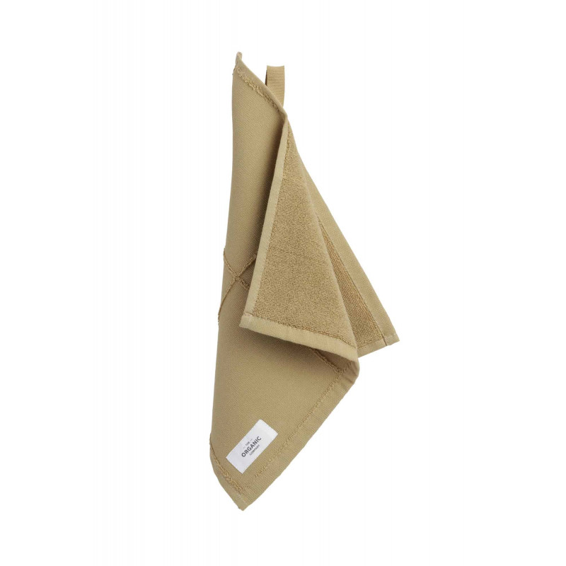 CALM Vaskeklude i Khaki (4 stk) fra The Organic Company