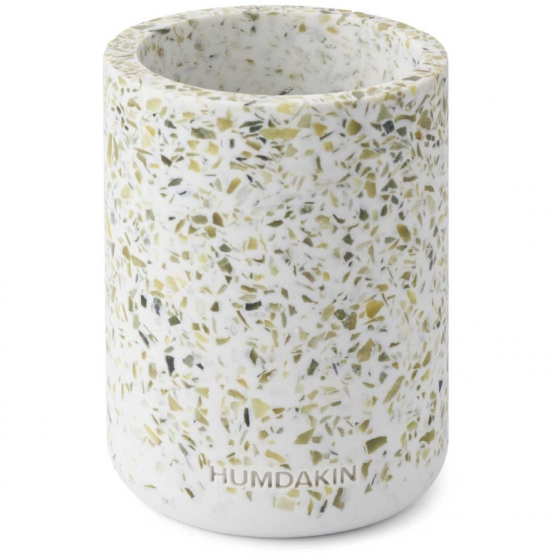 Grøn terrazzo vase (H: 14 cm) fra Humdakin