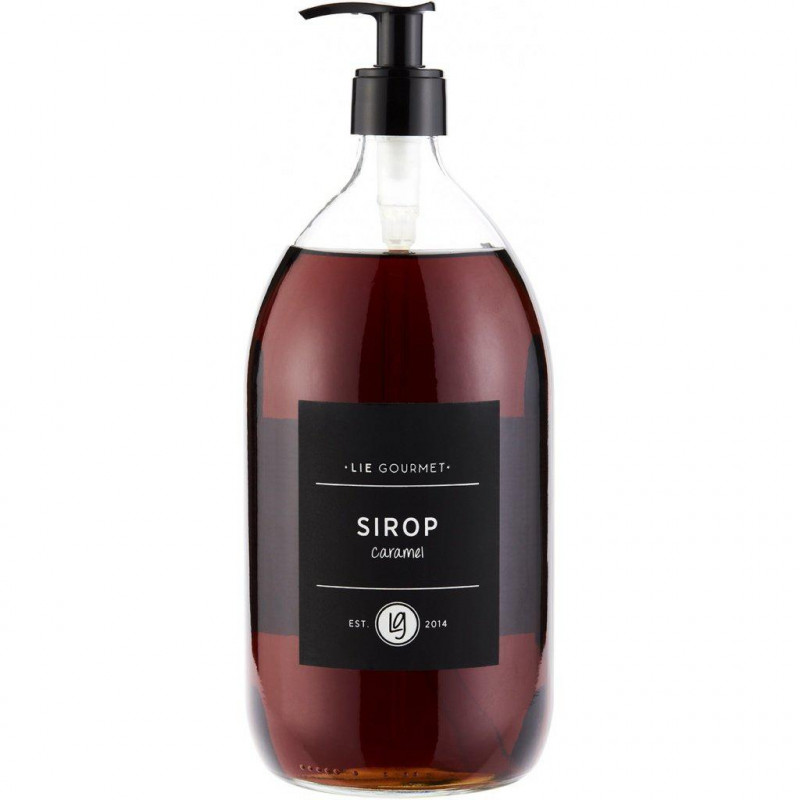 Karamel Sirup (1000 ml) fra Lie Gourmet