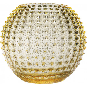 Hobnail Globe vasen (Ø: 24 cm) i citrongul fra Anna von Lipa