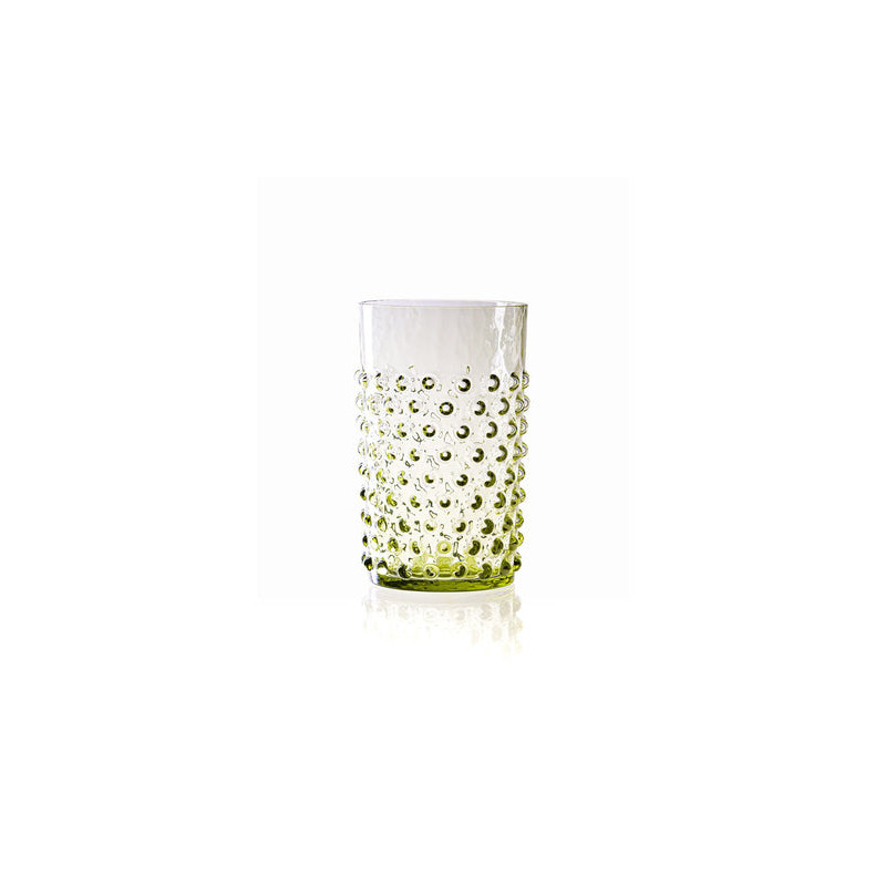 Paris Hobnail glas i olivengrøn fra Anna von Lipa