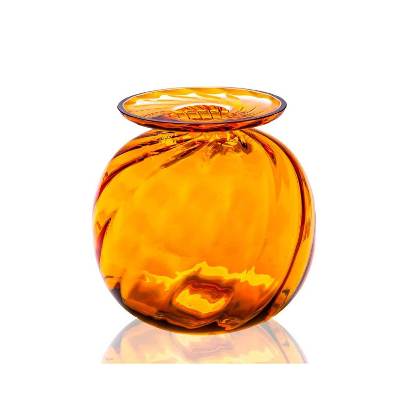 Balloon Swirl vase (Ø: 16 cm) i Amber fra Anna von Lipa