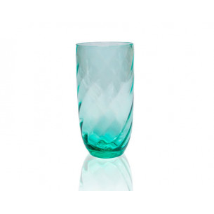 Swirl long drink glas i Beryl Green fra Anna von Lipa