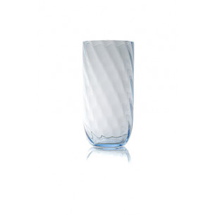 Swirl long drink glas i Light Blue fra Anna von Lipa