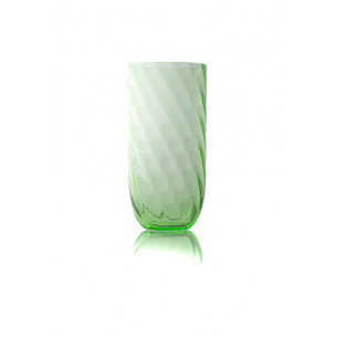 Swirl long drink glas i lysegrøn fra Anna von Lipa