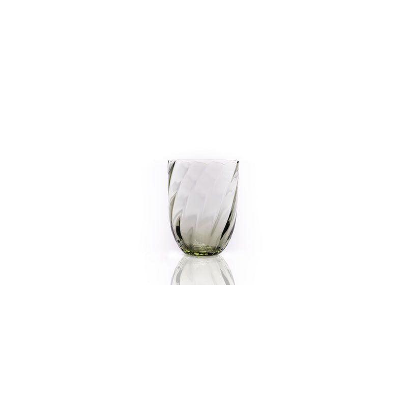 Swirl glas i olivengrøn fra Anna von Lipa