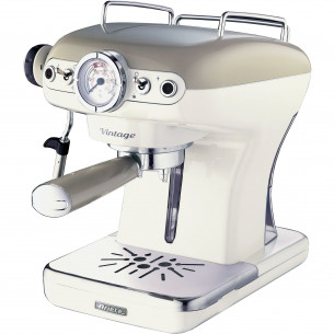 Vintage espressomaskine i beige fra Ariete