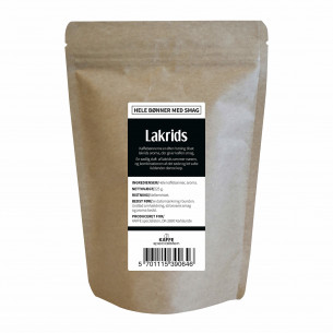 Hele kaffebønner med lakrids smag fra KAFFE Specialisten