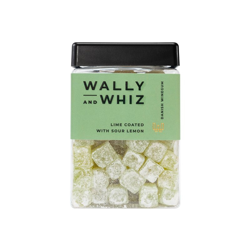 Lime & Sur Citron vingummi (240 gram) fra Wally and Whiz