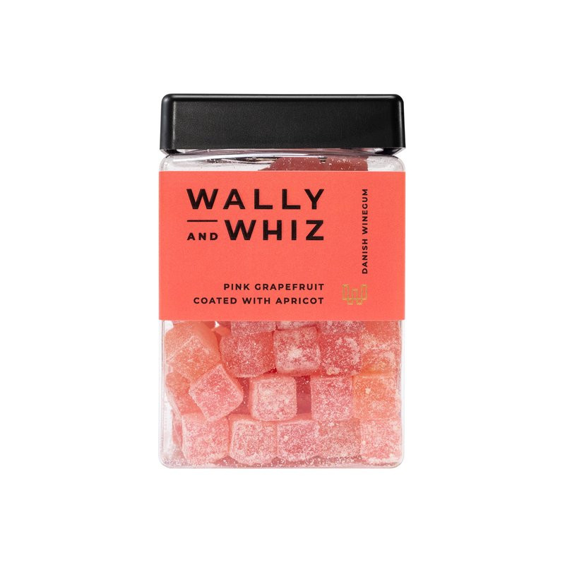 Pink Grape & Abrikos vingummi (240 gram) fra Wally and Whiz