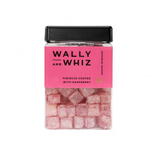 Hibiscus & Hindbær vingummi (240 gram) fra Wally and Whiz