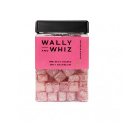 Hibiscus & Hindbær vingummi (240 gram) fra Wally and Whiz