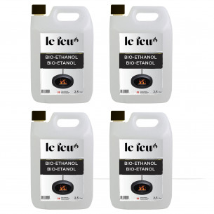 4 stk bio etanol (3000 ml) fra Le Feu