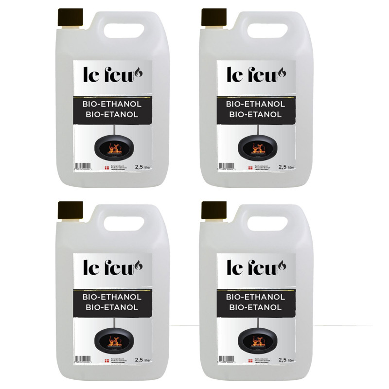 4 stk bio etanol (3000 ml) fra Le Feu