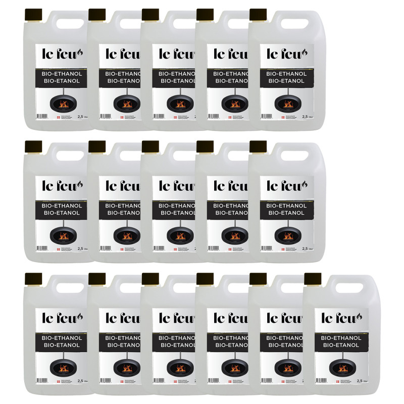 Bio etanol (3000 ml) - 16 dunke fra Le Feu