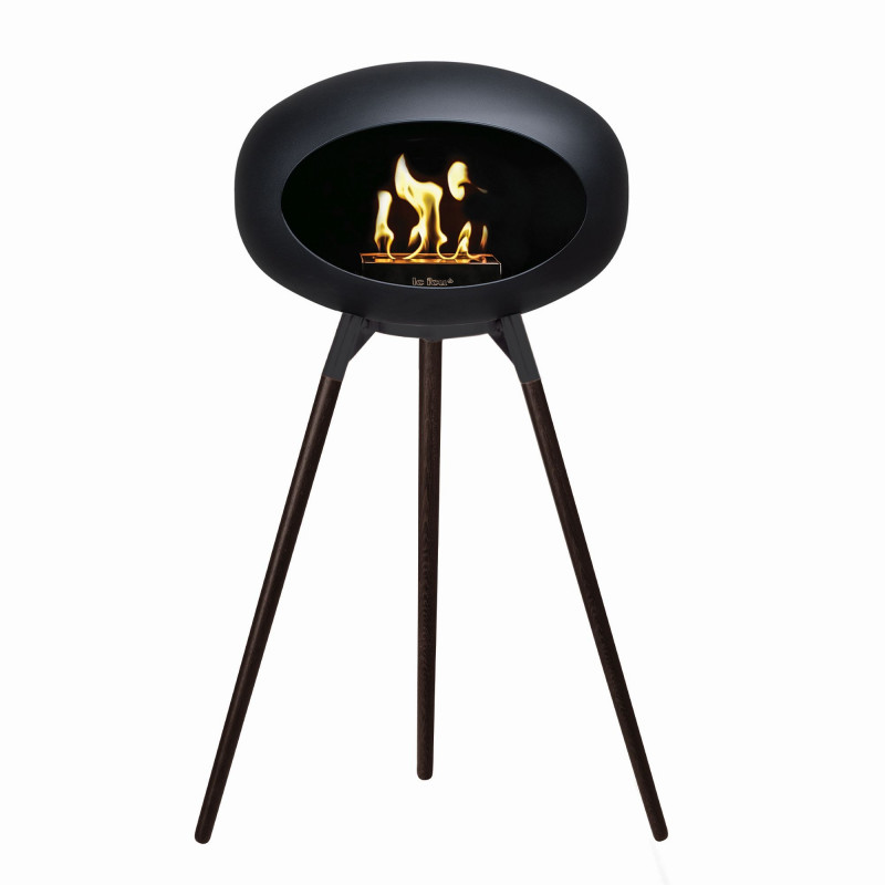 Ground Wood Biopejs i sort (L: 79 cm) fra Le Feu