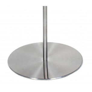 Bundplade til Ground Steel biopejs i stål (Ø: 45 cm) inkl stang i stål (L: 50 cm) fra Le Feu