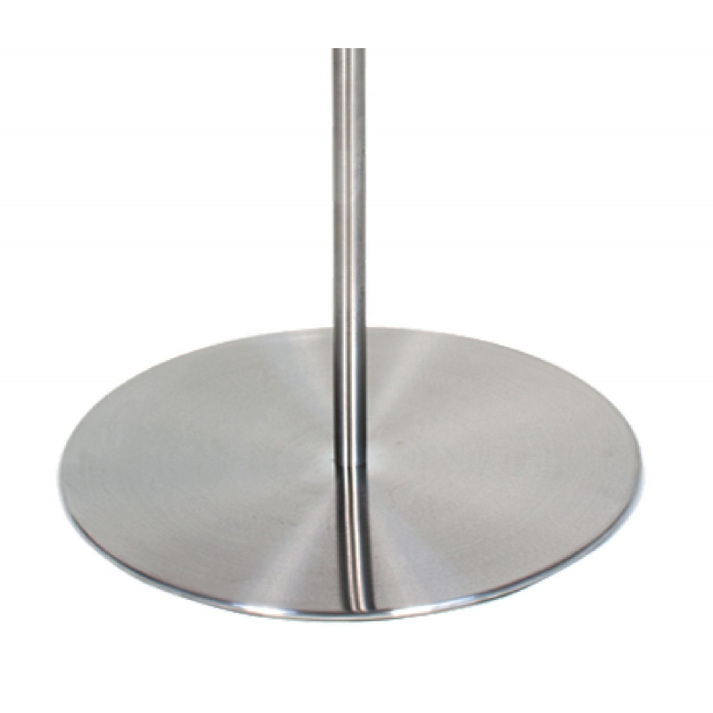 Bundplade til Ground Steel biopejs i stål (Ø: 45 cm) inkl stang i stål (L: 50 cm) fra Le Feu