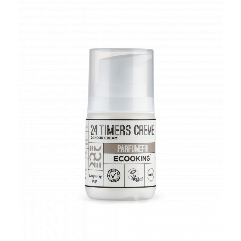 24 timers creme - parfumefri (50 ml) fra Ecooking