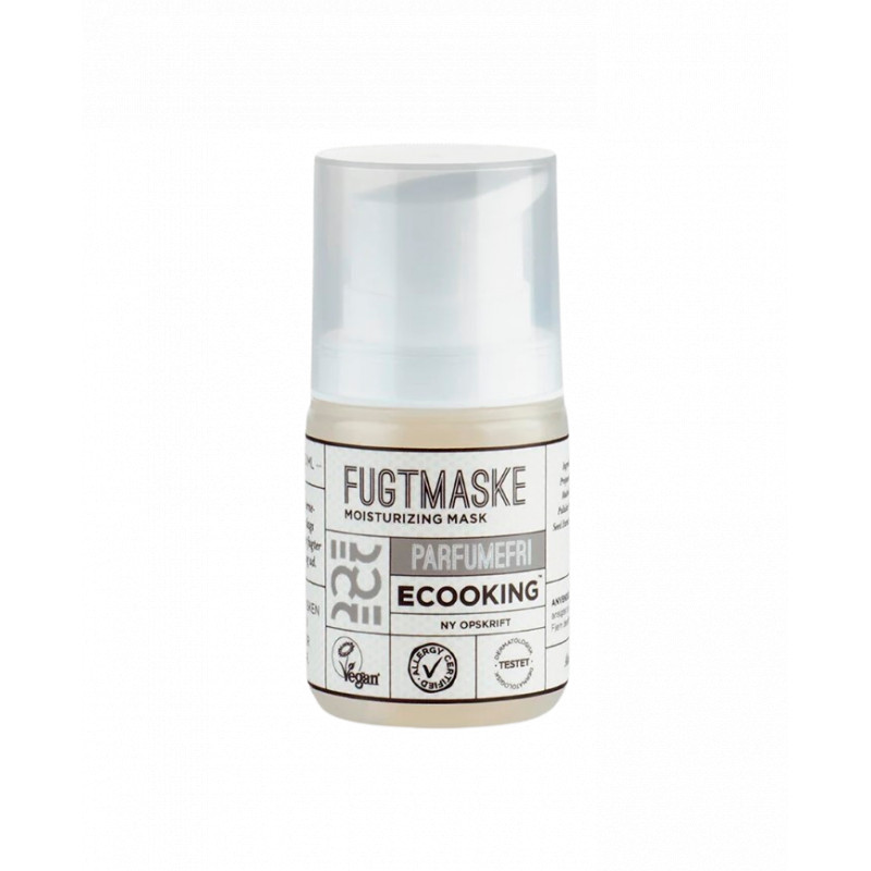 Fugtmaske uden parfume (50 ml) fra Ecooking
