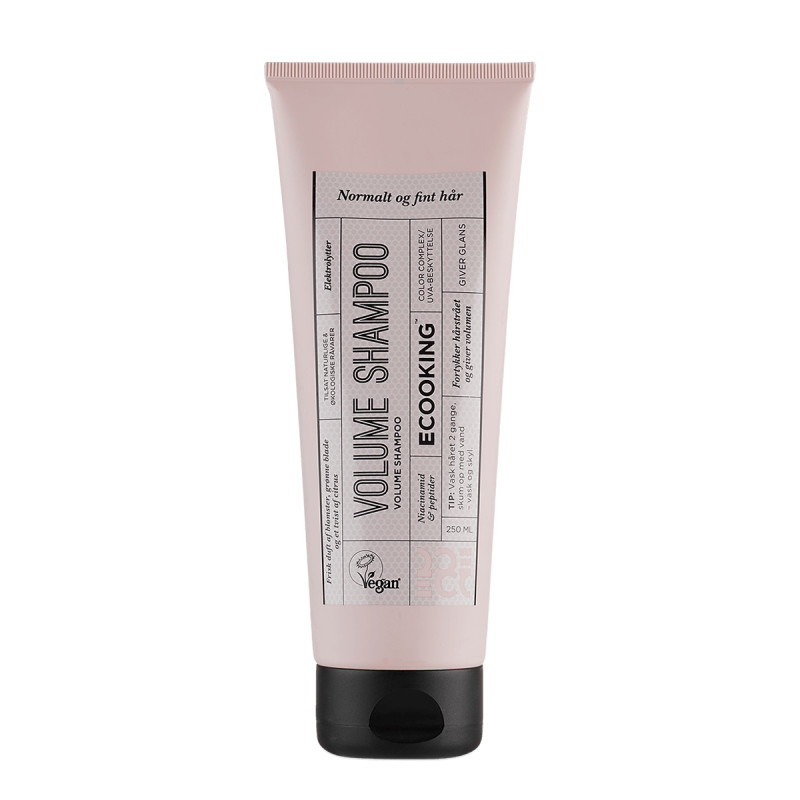 Volume shampoo (250 ml) til normalt og fint hår fra Ecooking