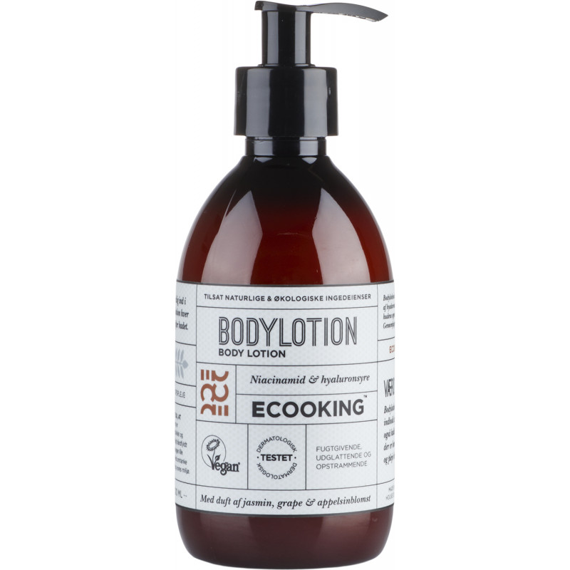 Bodylotion (300 ml) med duft af grape, jasmin og appelsinblomst fra Ecooking