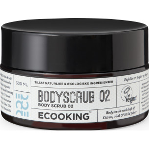 Bodyscrub 02 (300 ml) med duft af citrus, viol og hvid peber fra Ecooking