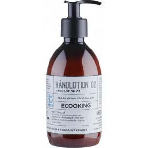 Håndlotion 02 (300 ml) med duft af citrus, viol og hvid peber fra Ecooking