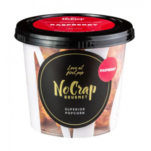 Popcorn med hindbær (65 gram) fra NoCrap Gourmet Popcorn