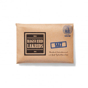 Salt Lakrids plade (min. 160 gram) med Læsø salt fra Bagsværd Lakrids