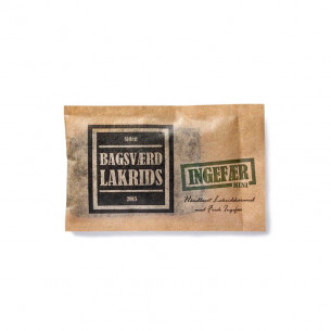 Ingefær Lakrids i mini plade (40 gram) fra Bagsværd Lakrids