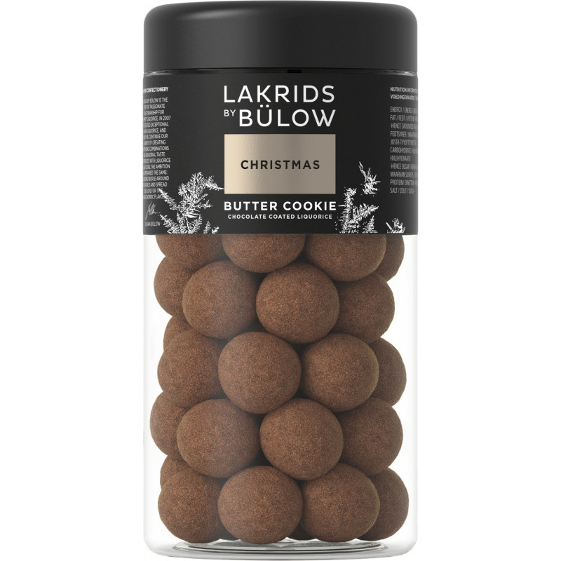 Butter Cookie julelakrids (590 gram) fra Lakrids by Bülow
