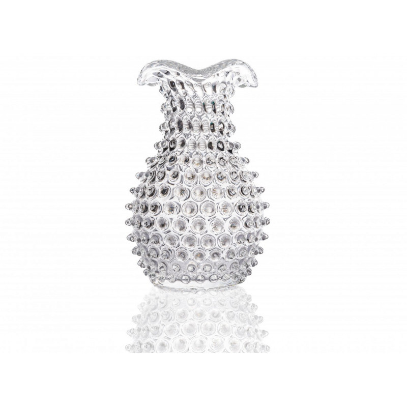 Blonde vase (H: 24 cm) i klar krystal fra Anna von Lipa