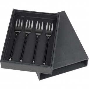 Hune Kagegafler (4 stk) i Titanium Mat Black fra Broste Copenhagen