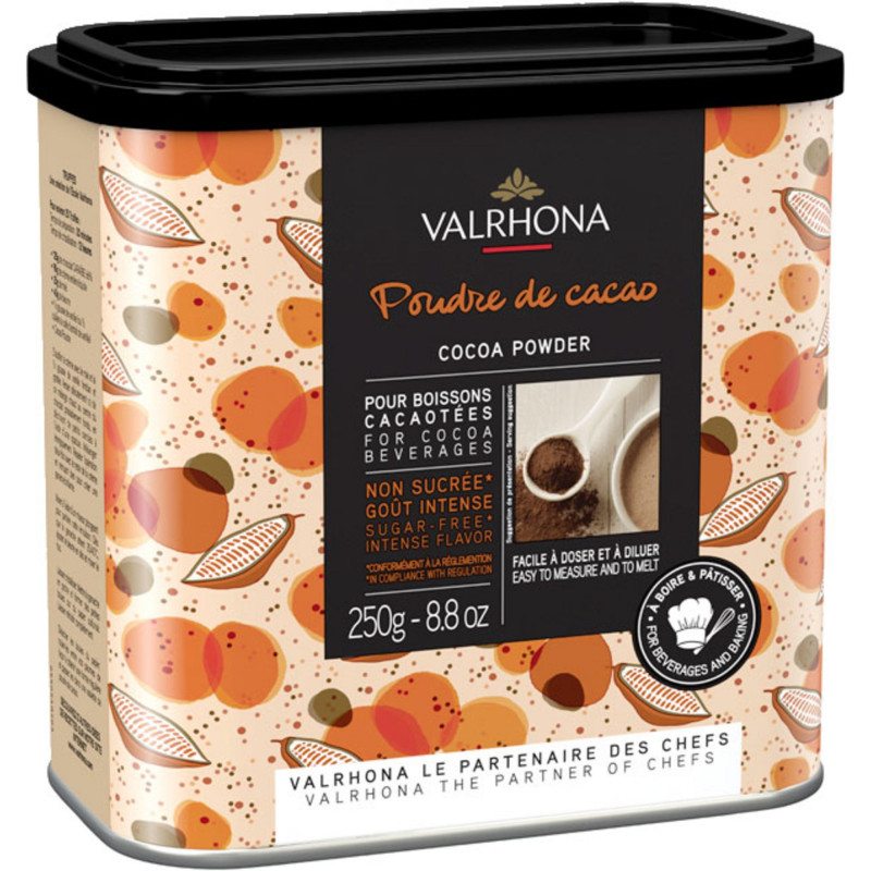 Luksus kakaopulver (250 gram) fra Valrhona