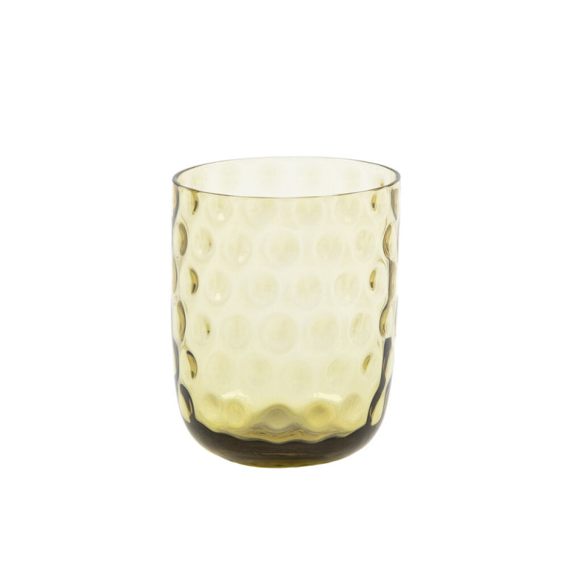 Danish Summer Small Drops glas (250 ml) i olivengrøn fra Kodanska