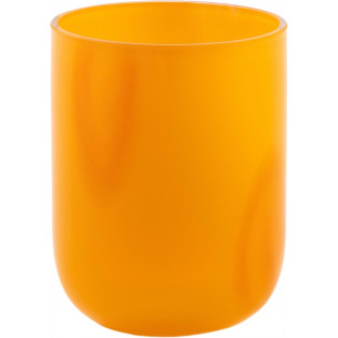 Flow glas (250 ml) i Orange med prikker fra Kodanska