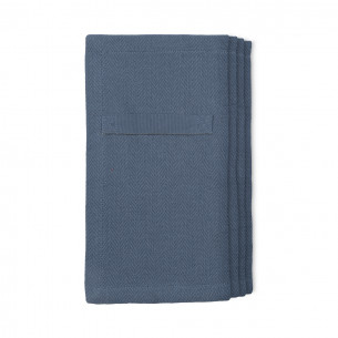 Hverdgsserviet (4 stk) i Grey Blue fra The Organic Company