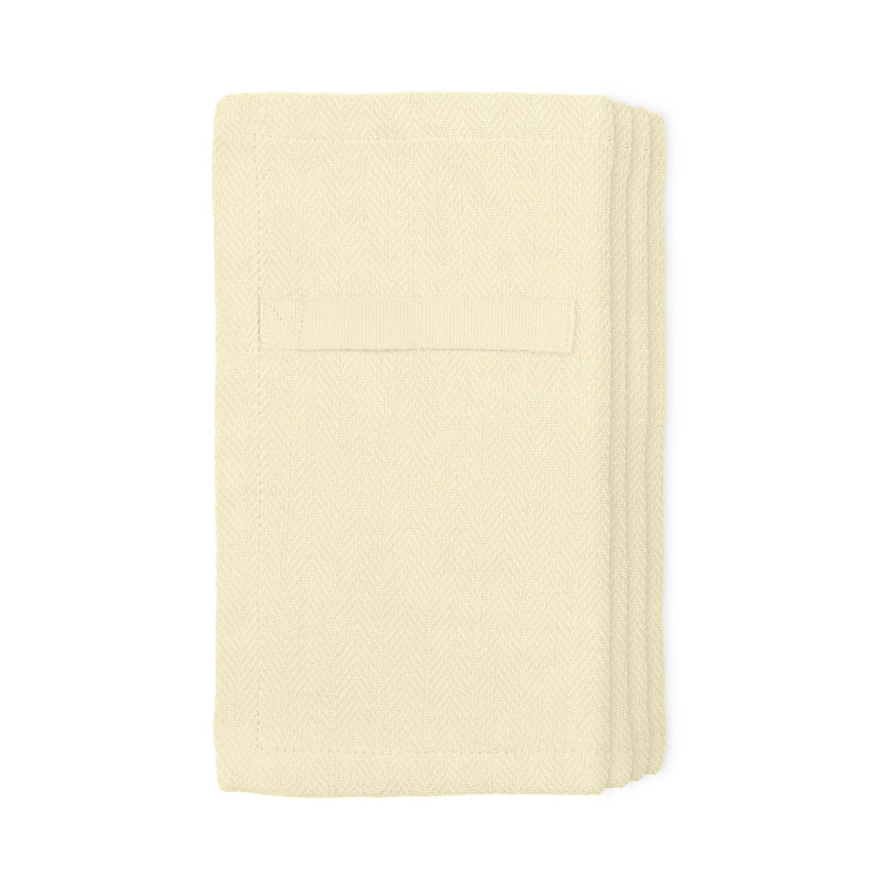Hverdagsserviet (4 stk) i Pale Yellow fra The Organic Company