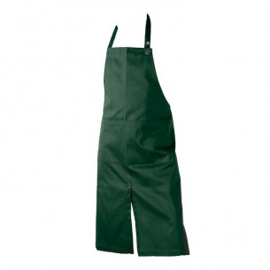 Forklæde med lomme i Dark Green fra The Organic Company
