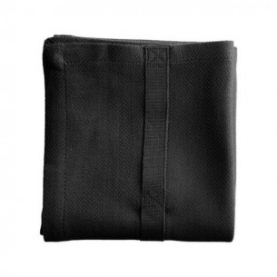 Viskestykke (53 x 86 cm) i sort fra The Organic Company
