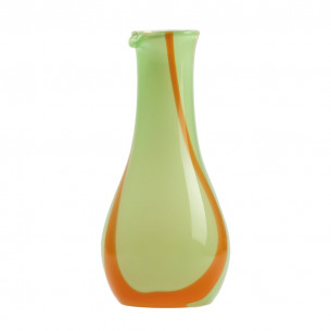 Flow Karaffel (1200 ml) i grøn med orange striber fra Kodanska