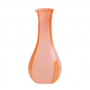 Flow karaffel (1200 ml) i pink med røde striber fra Kodanska