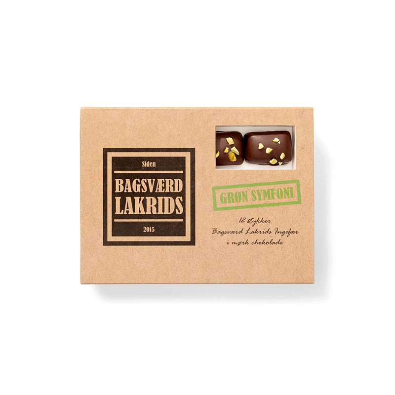 Grøn Symfoni lakrids (130 gram) fra Bagsværd Lakrids