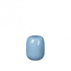 Kai mundblæst vase (H: 10 cm) i lyseblå fra Broste Copenhagen